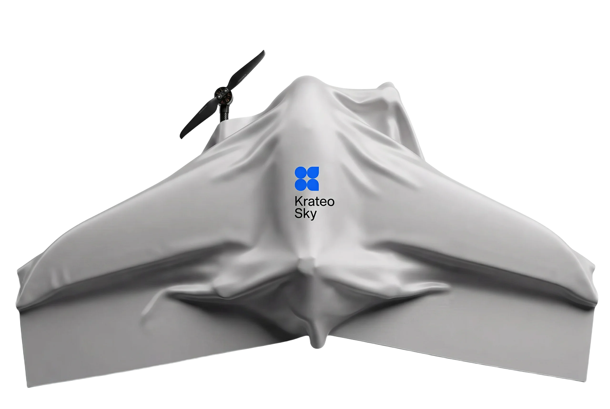 KrateoSky shrouded autonomous drone in flight